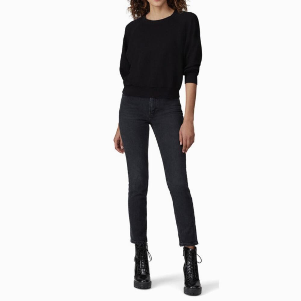 Reformation Black High Rise Button Front Jeans in Seattle Wash  Size 25